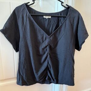 Madewell, Black Top, Size M